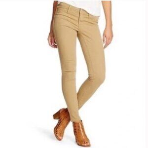 Mossimo Super Stretchy Khaki Denim Jeggings Women Size 00 Len 30 Mid-Rise NWT